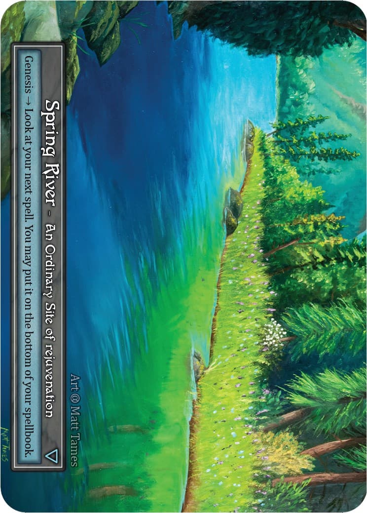 Spring River (Foil) — Alpha card
