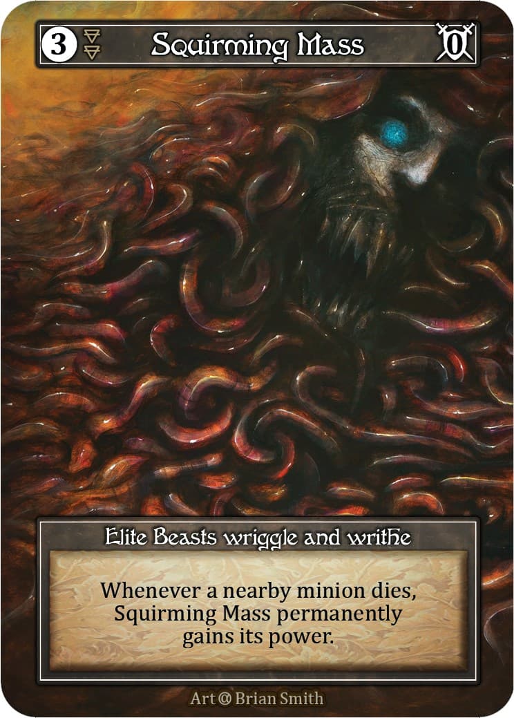 Squirming Mass (Foil) — Alpha card
