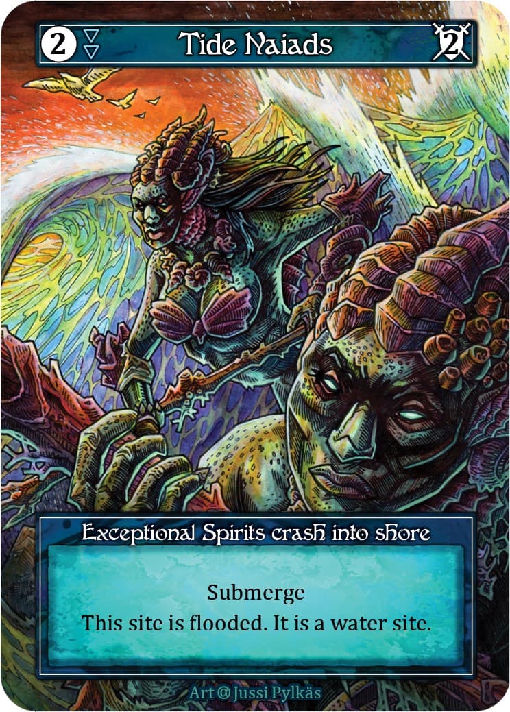 Tide Naiads (Foil) — Alpha card