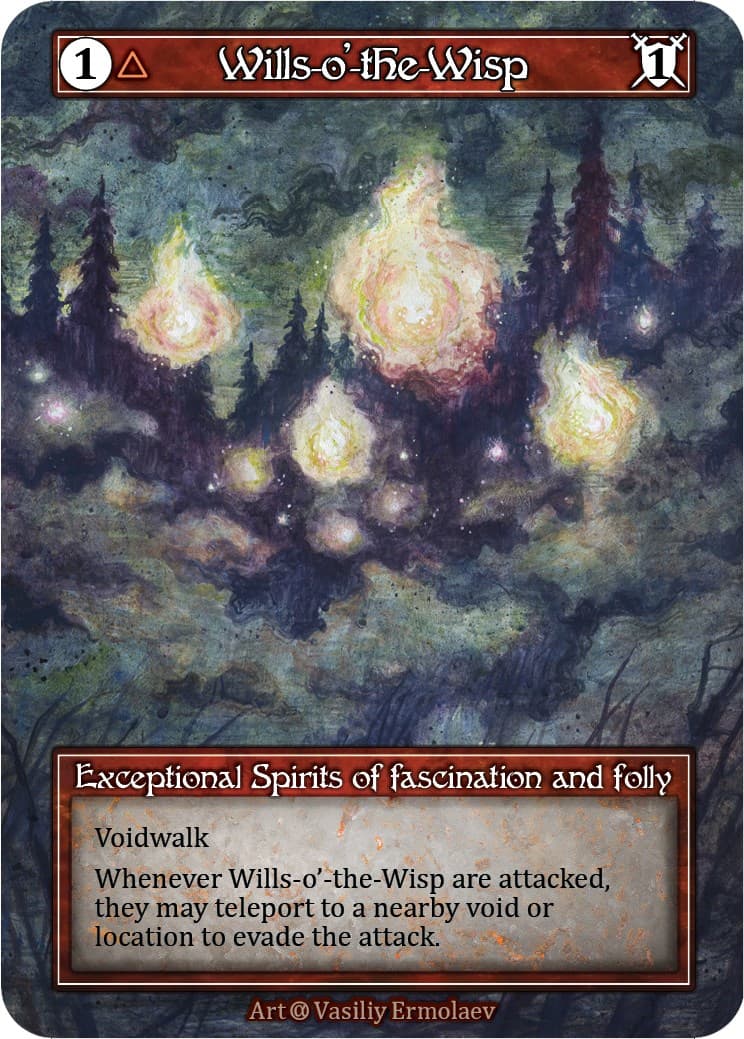 Wills-o'-the-Wisp (Foil) — Alpha card