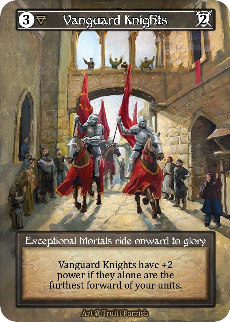 Vanguard Knights (Foil) — Beta card