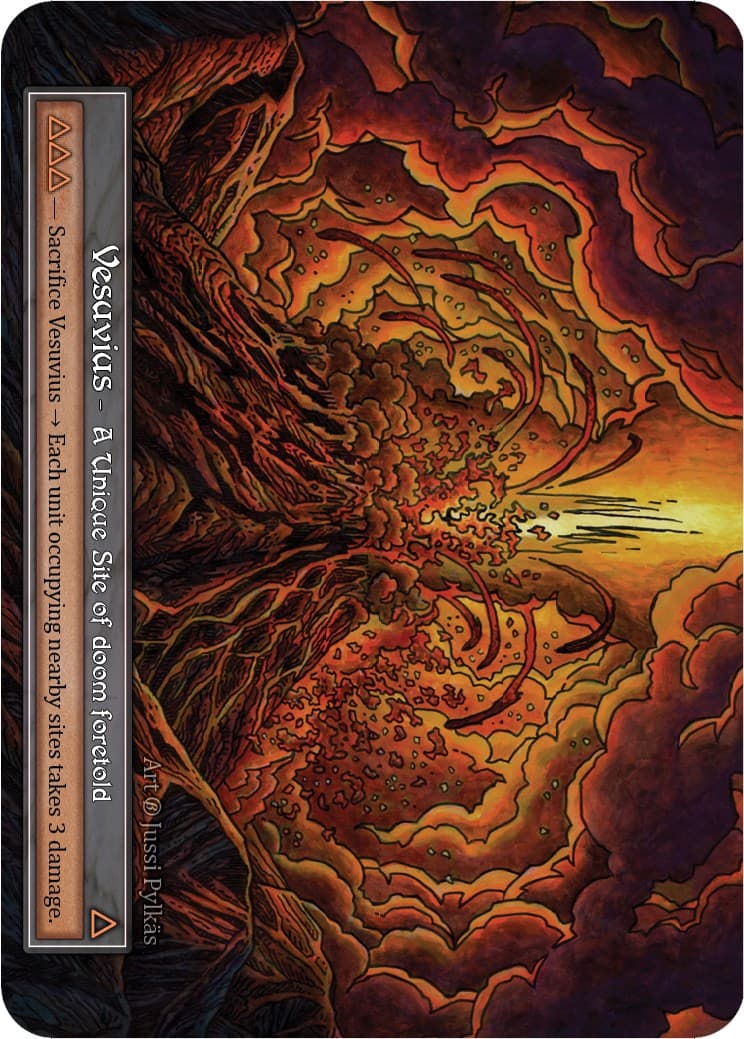 Vesuvius (Foil) — Beta card