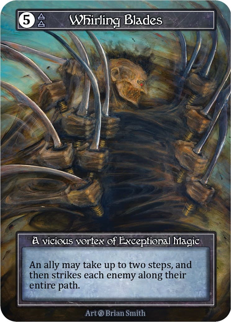 Whirling Blades (Foil) — Beta card