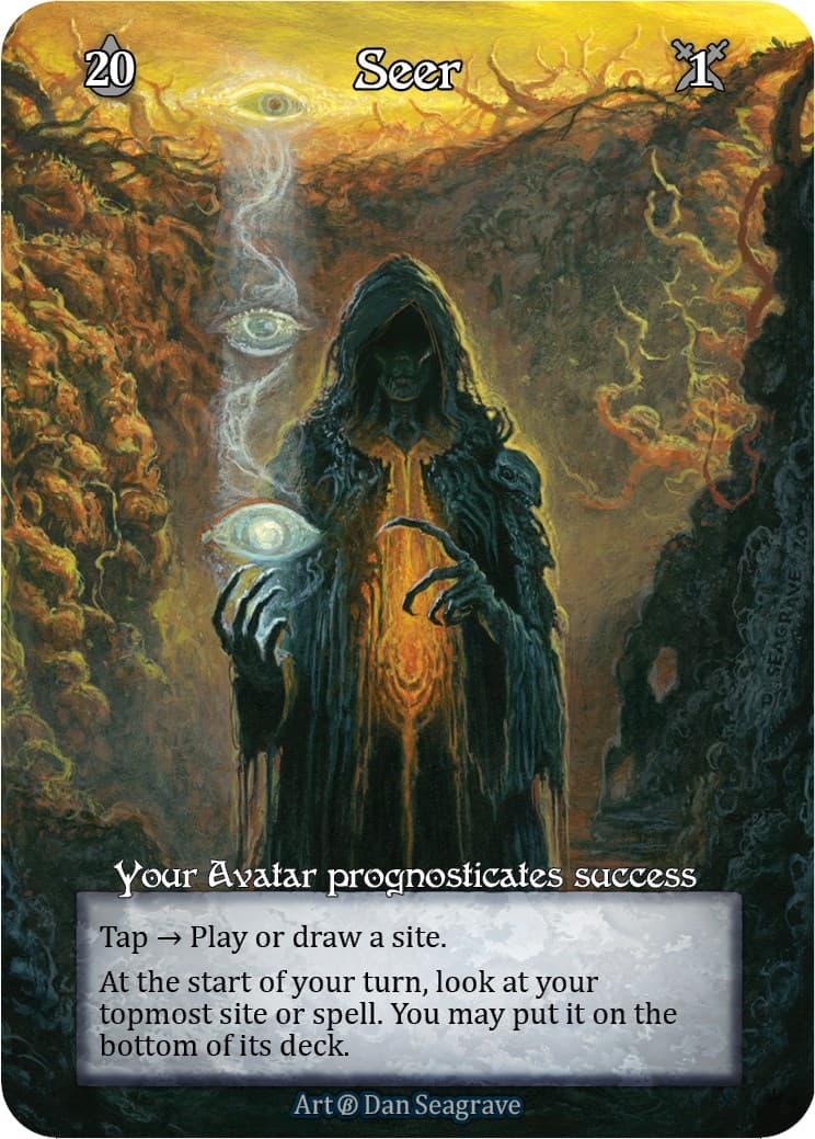 Seer (Foil) — Beta card