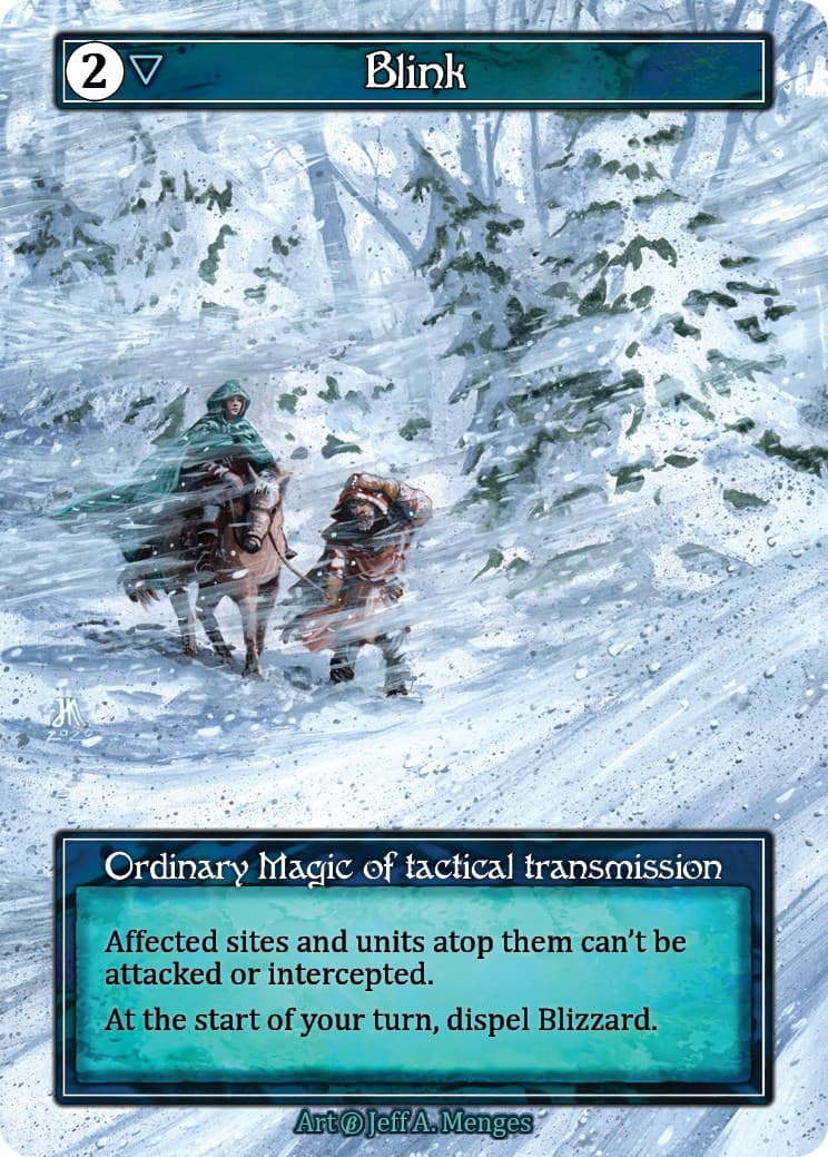 Blink (Foil) (Misprint) — Beta card