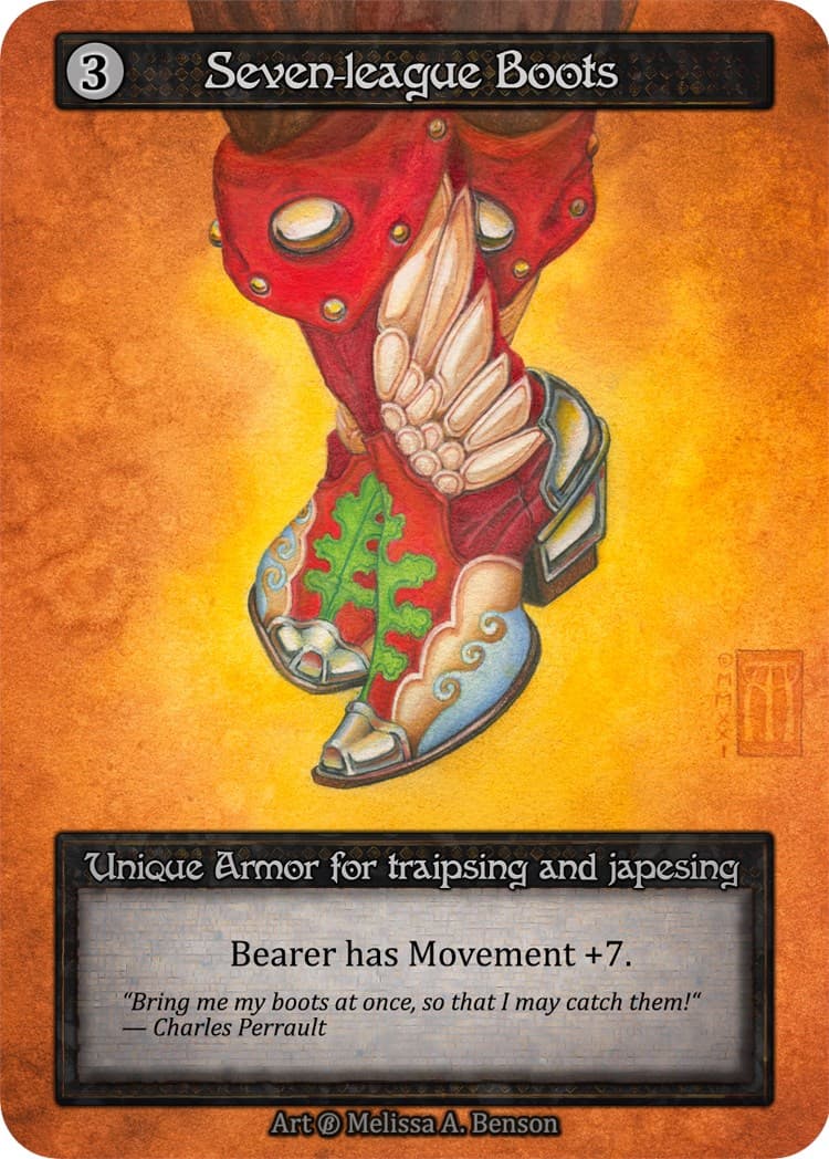 Seven-League Boots — Beta card