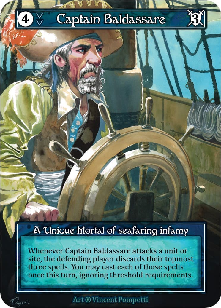 Captain Baldassare (Foil) — Beta card
