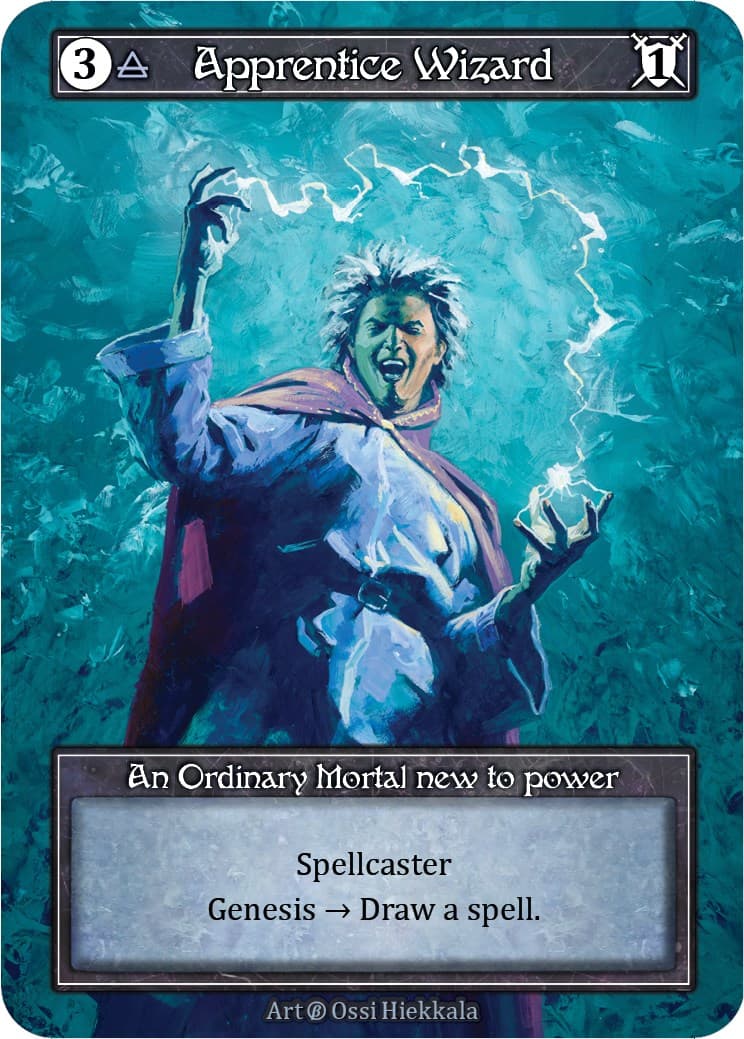 Apprentice Wizard (Foil) — Beta card