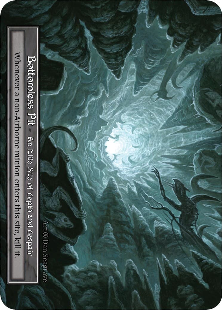 Bottomless Pit (Foil) — Beta card