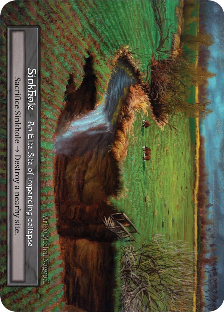 Sinkhole (Foil) — Beta card