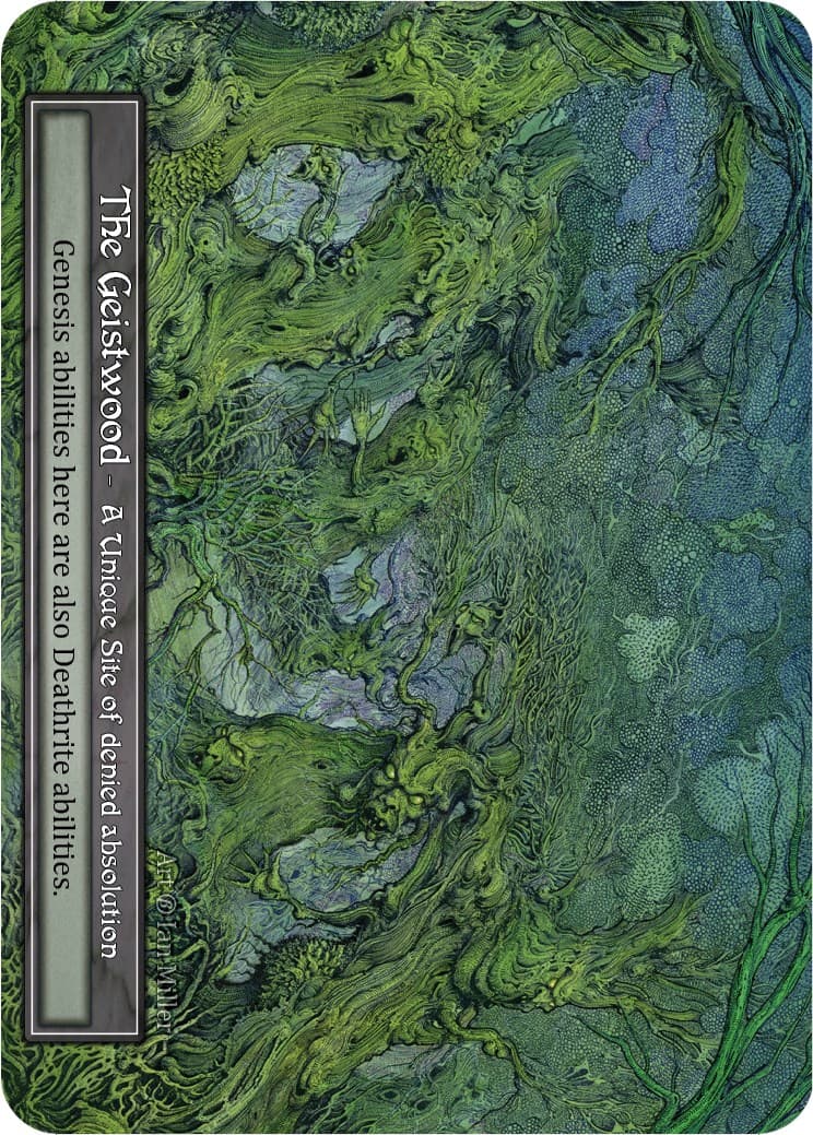 The Geistwood (Foil) — Beta card