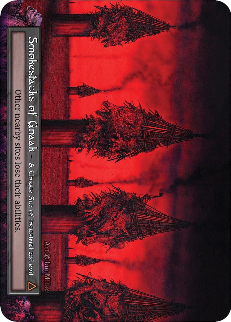 Smokestacks of Gnaak (Foil) — Beta card