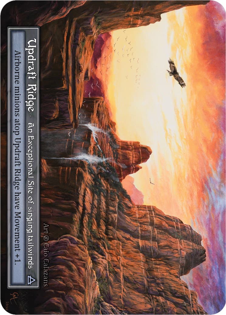Updraft Ridge (Foil) — Beta card