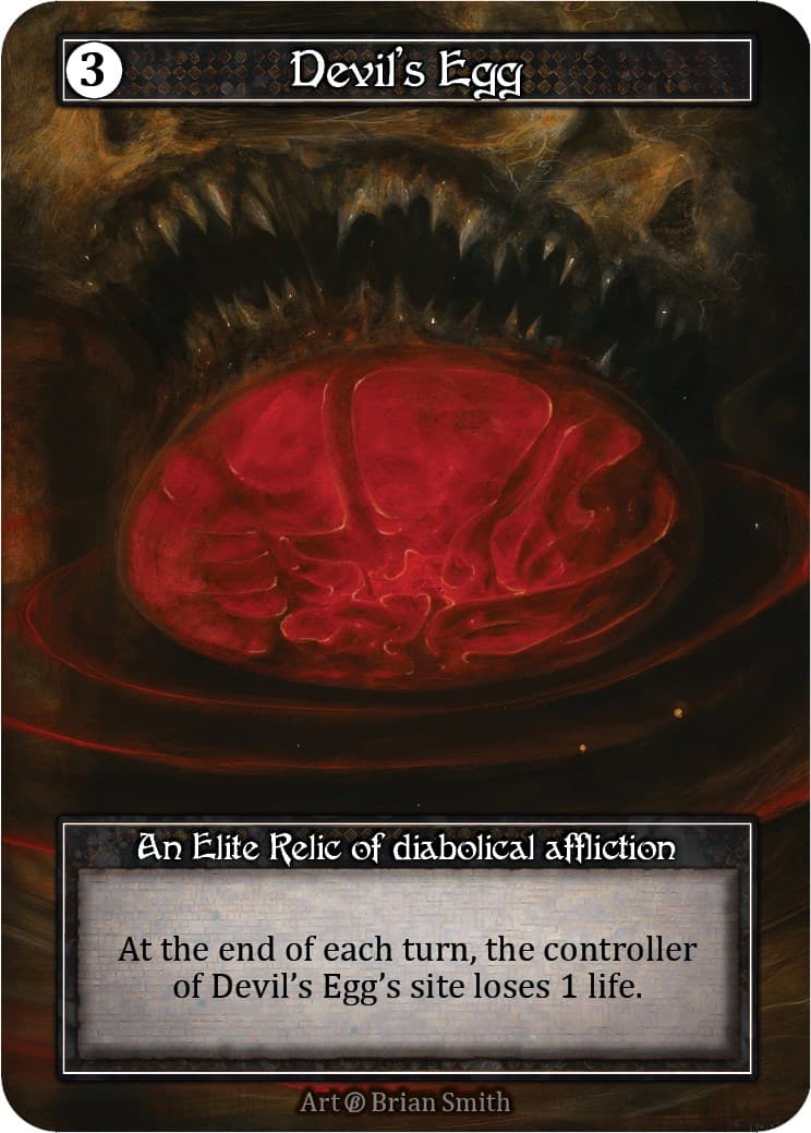 Devil's Egg (Foil) — Beta card