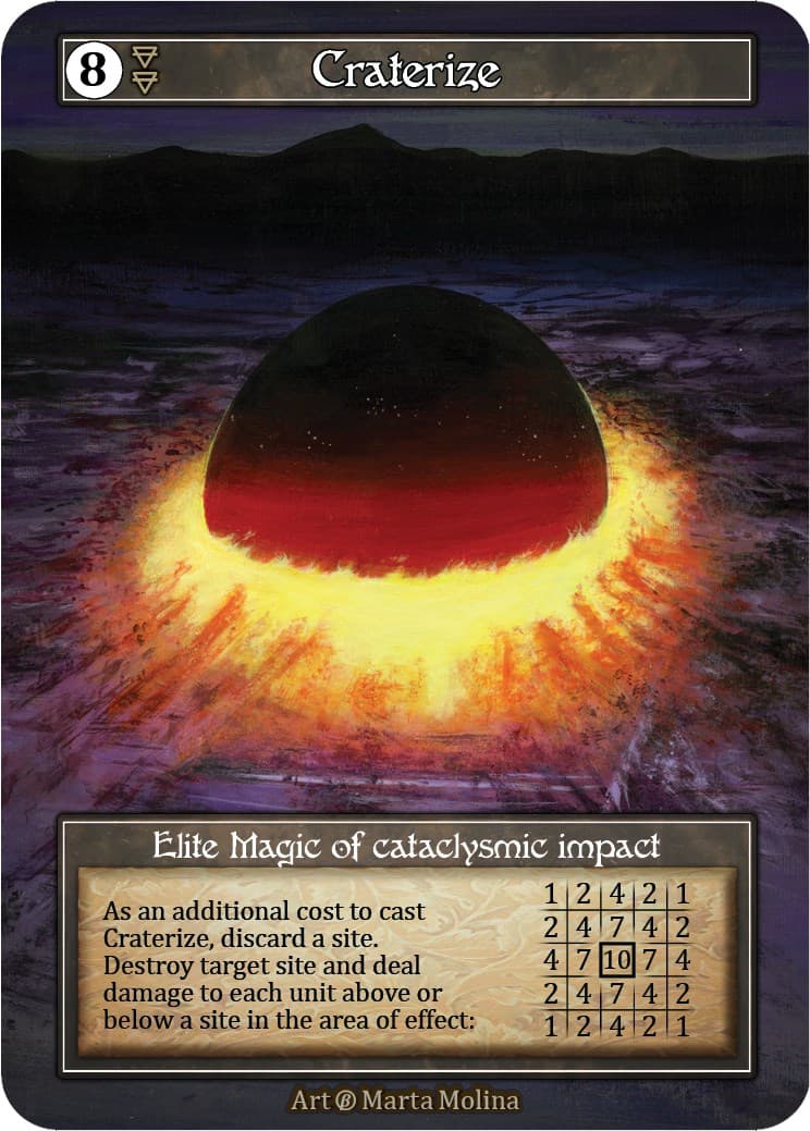 Craterize (Foil) — Beta card