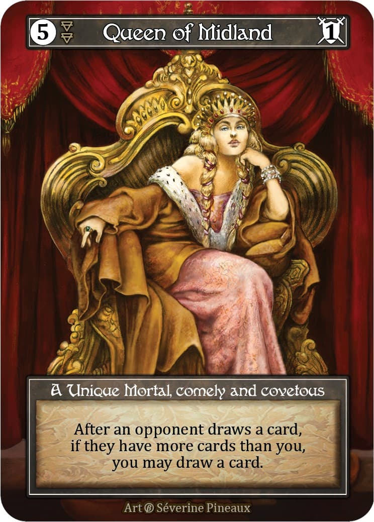 Queen of Midland (Foil) — Beta card