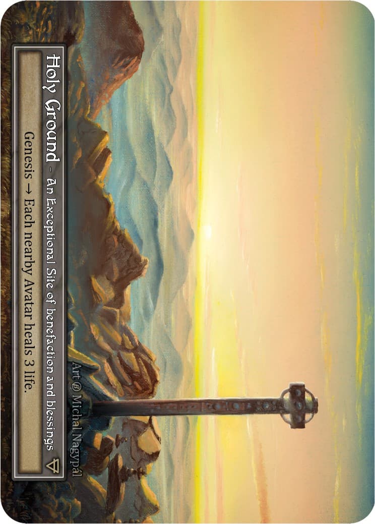 Holy Ground (Foil) — Beta card