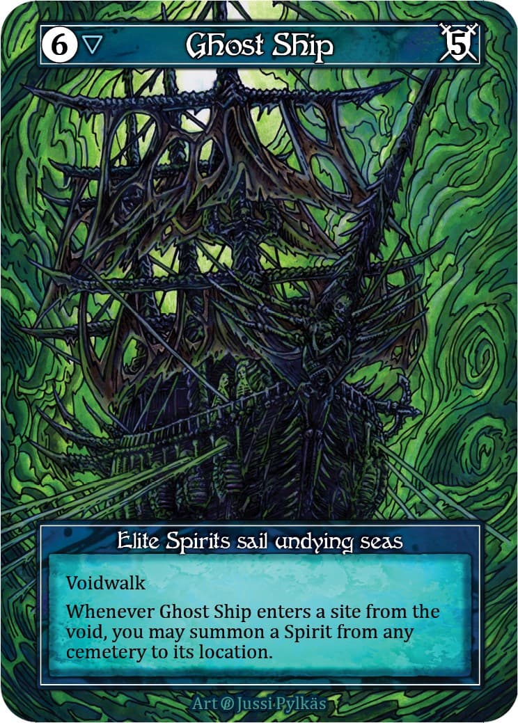 Ghost Ship (Foil) — Beta card
