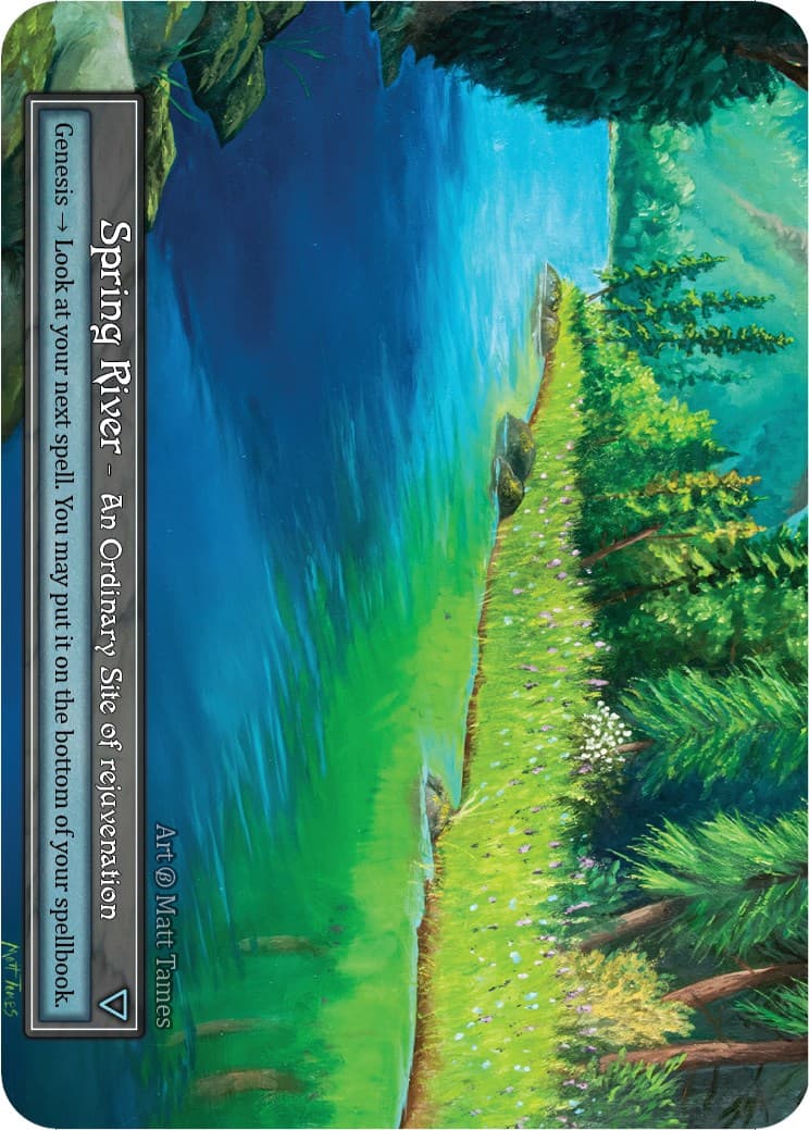 Spring River (Foil) — Beta card