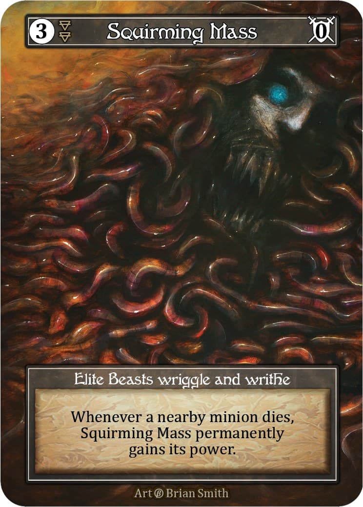 Squirming Mass (Foil) — Beta card