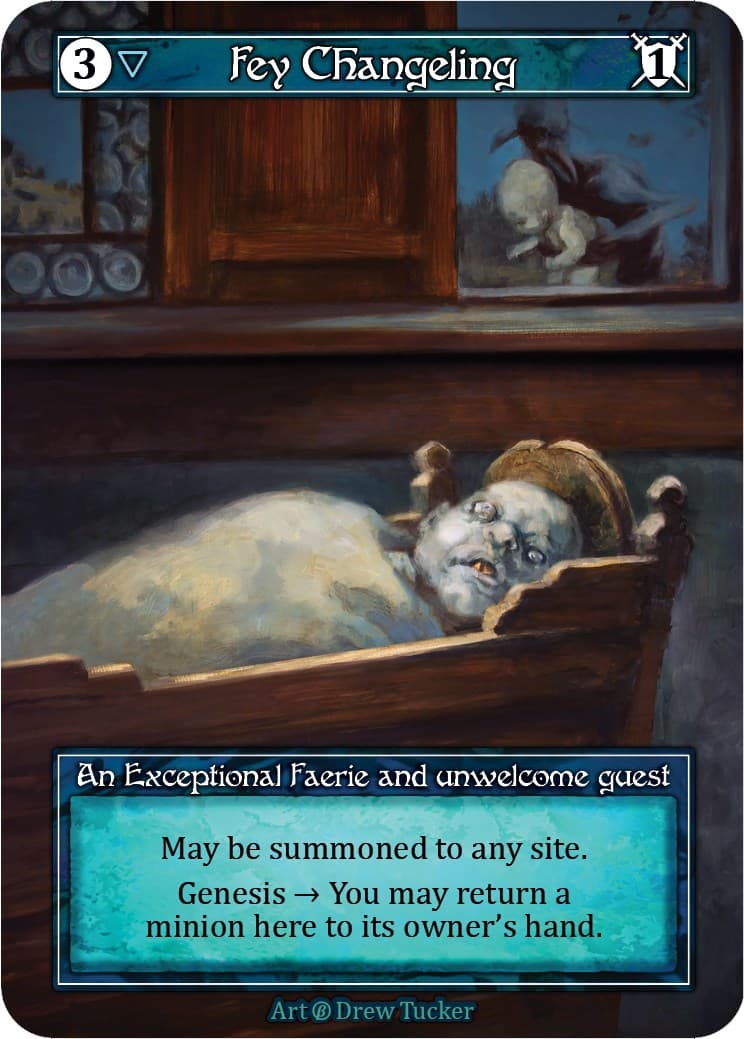 Fey Changeling (Foil) — Beta card