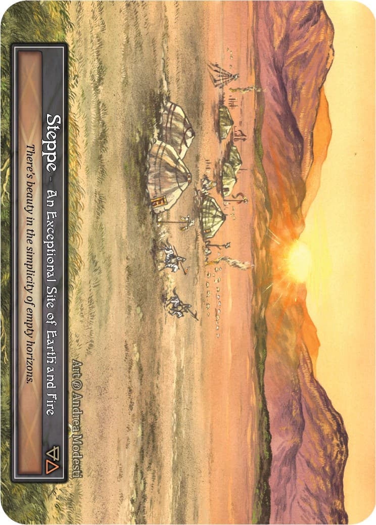 Steppe (Foil) — Beta card