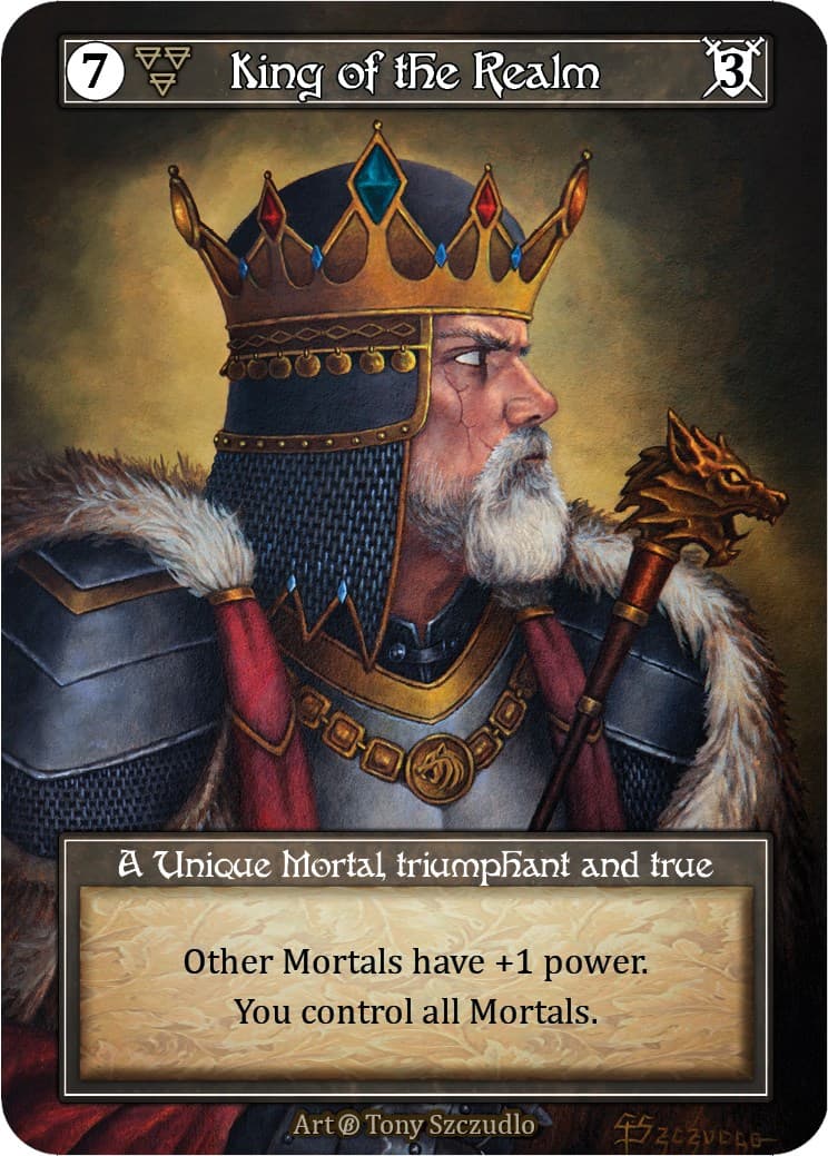 King of the Realm (Foil) — Beta card