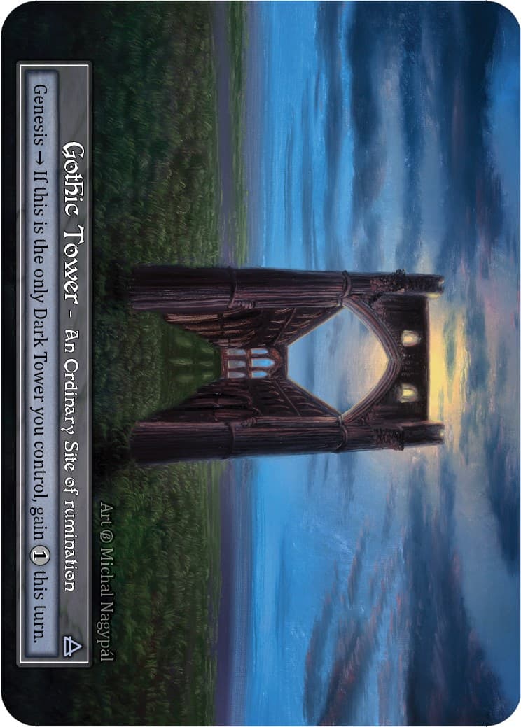 Gothic Tower (Foil) — Beta card