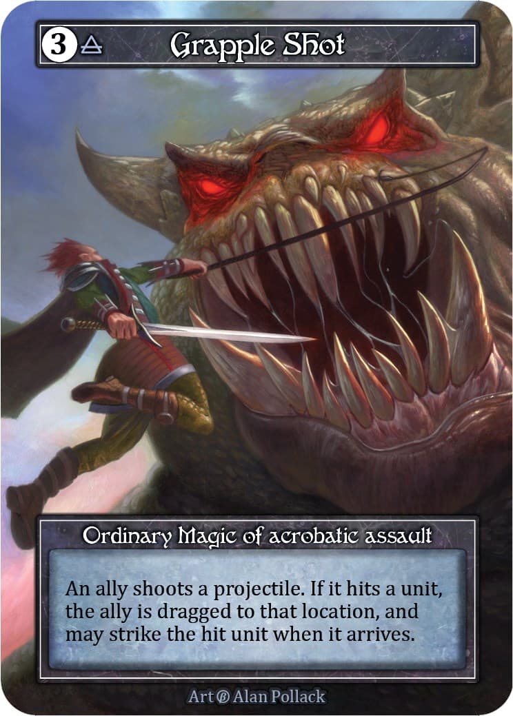 Grapple Shot (Foil) — Beta card