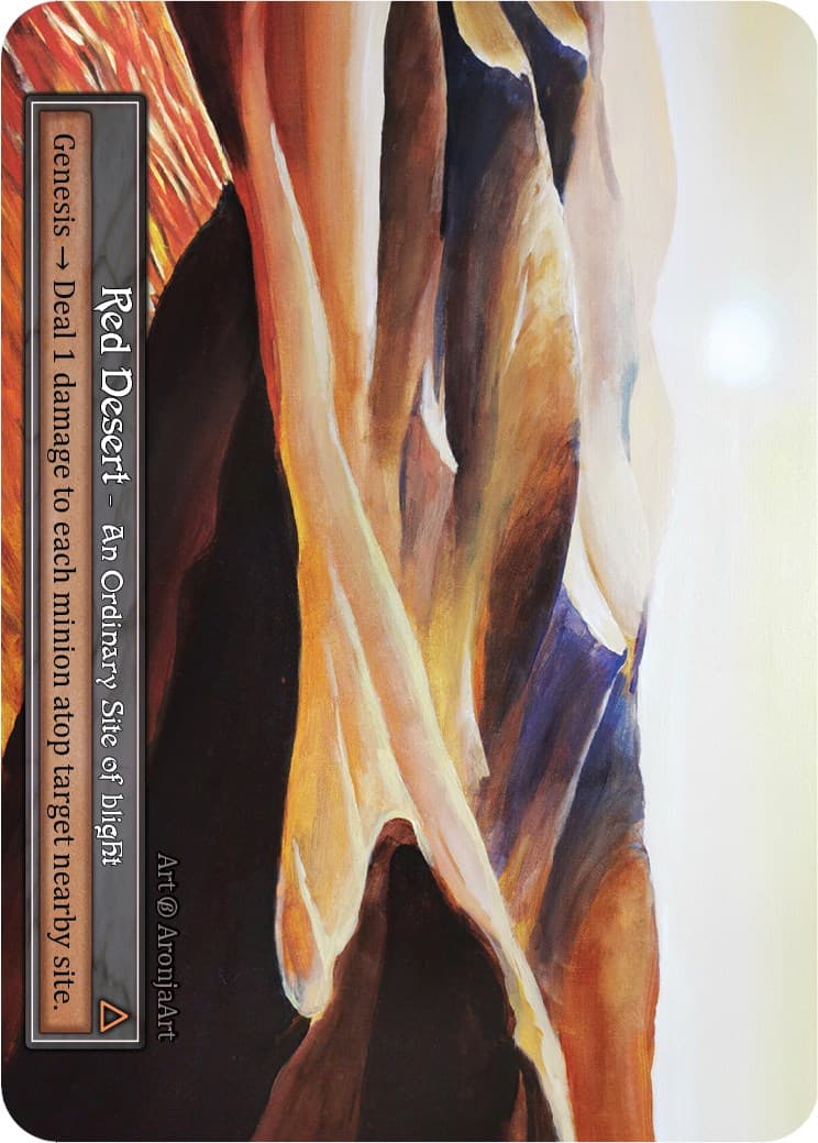 Red Desert (Foil) — Beta card
