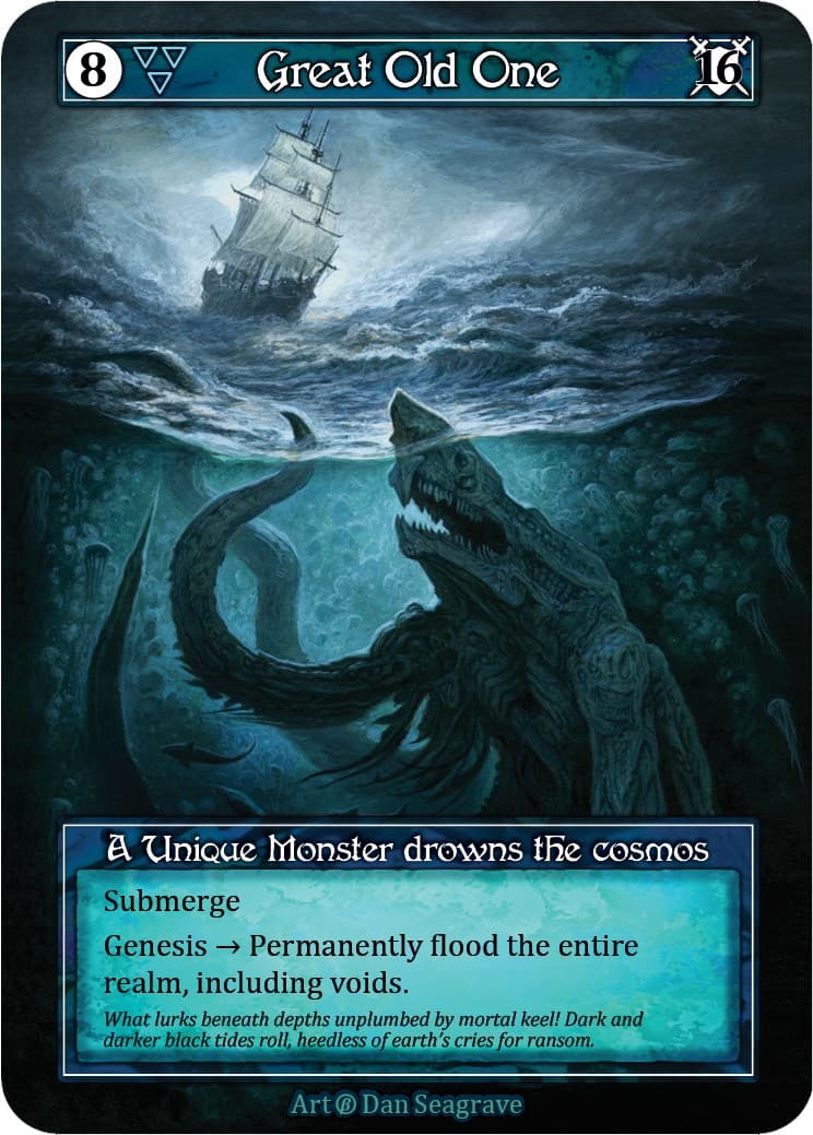 Great Old One (Foil) — Beta card