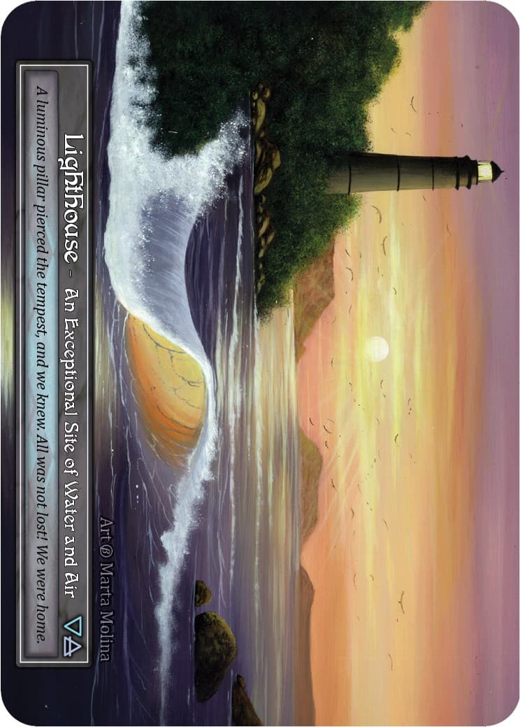 Lighthouse (Foil) — Beta card