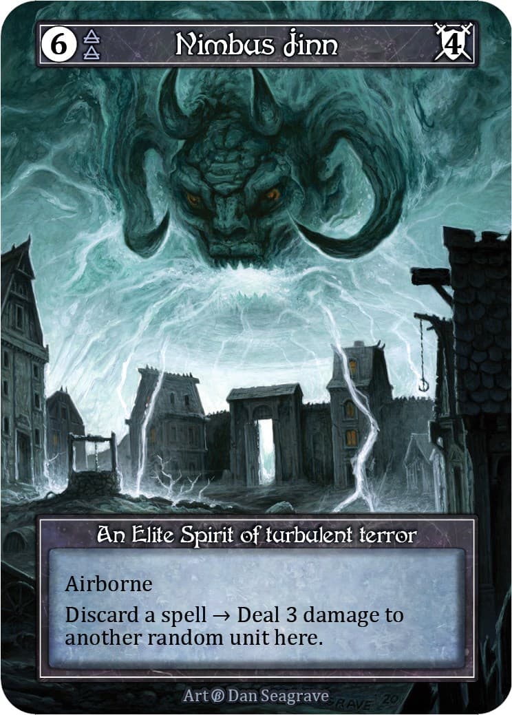 Nimbus Jinn (Foil) — Beta card