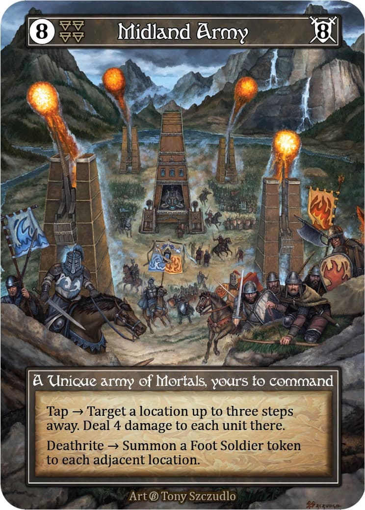 Midland Army (Foil) — Beta card