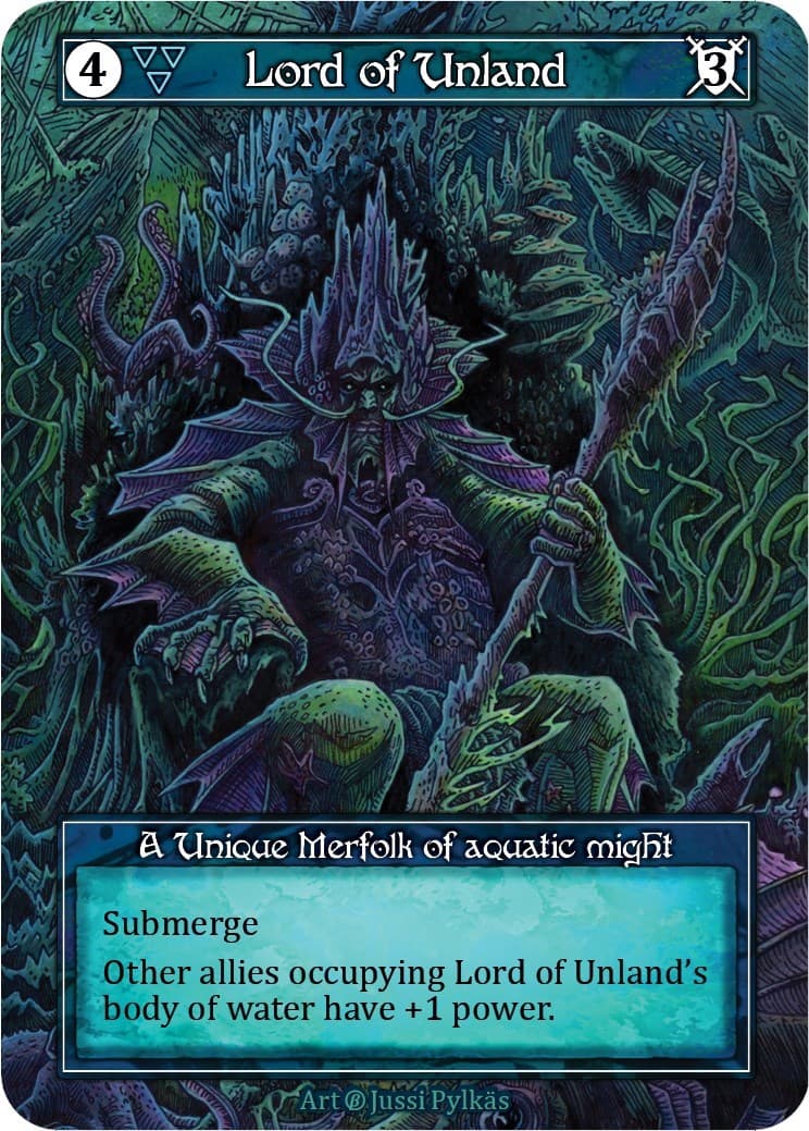 Lord of Unland (Foil) — Beta card
