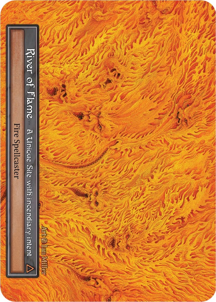 River of Flame (Foil) — Beta card