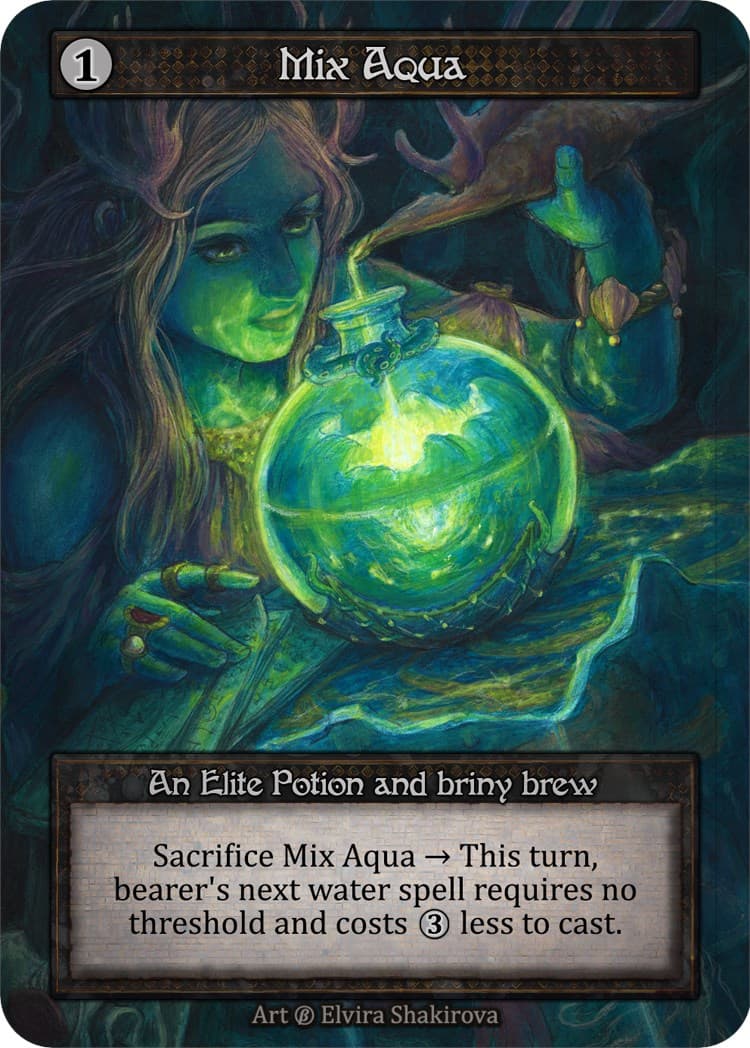 Mix Aqua — Beta card