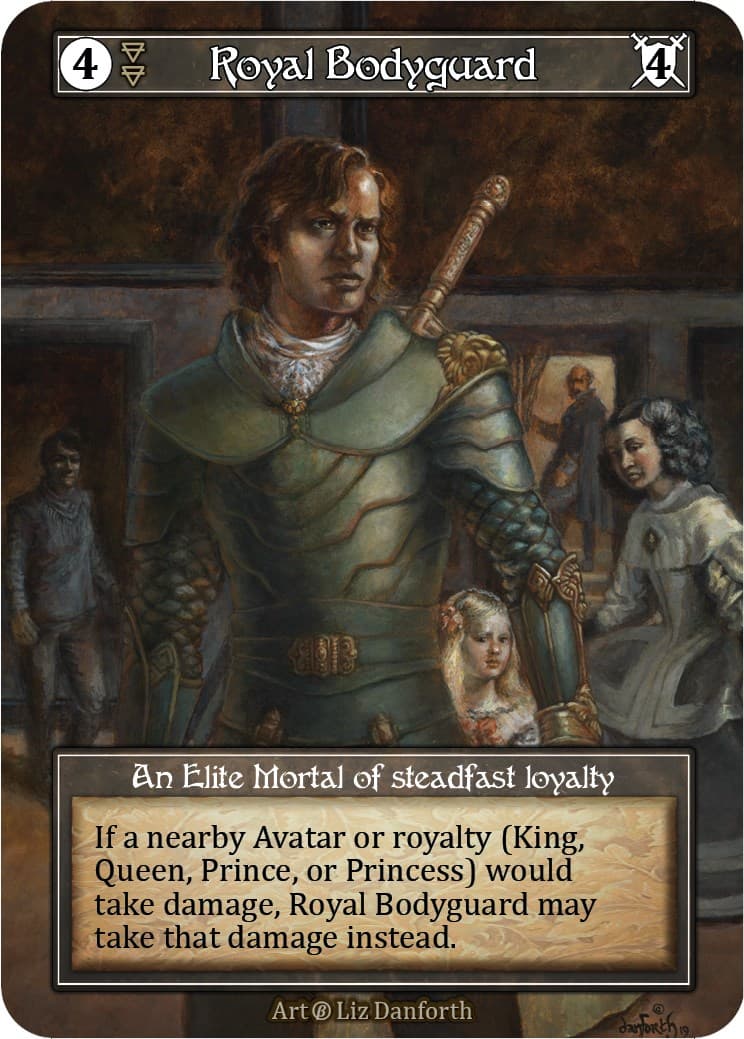 Royal Bodyguard (Foil) — Beta card
