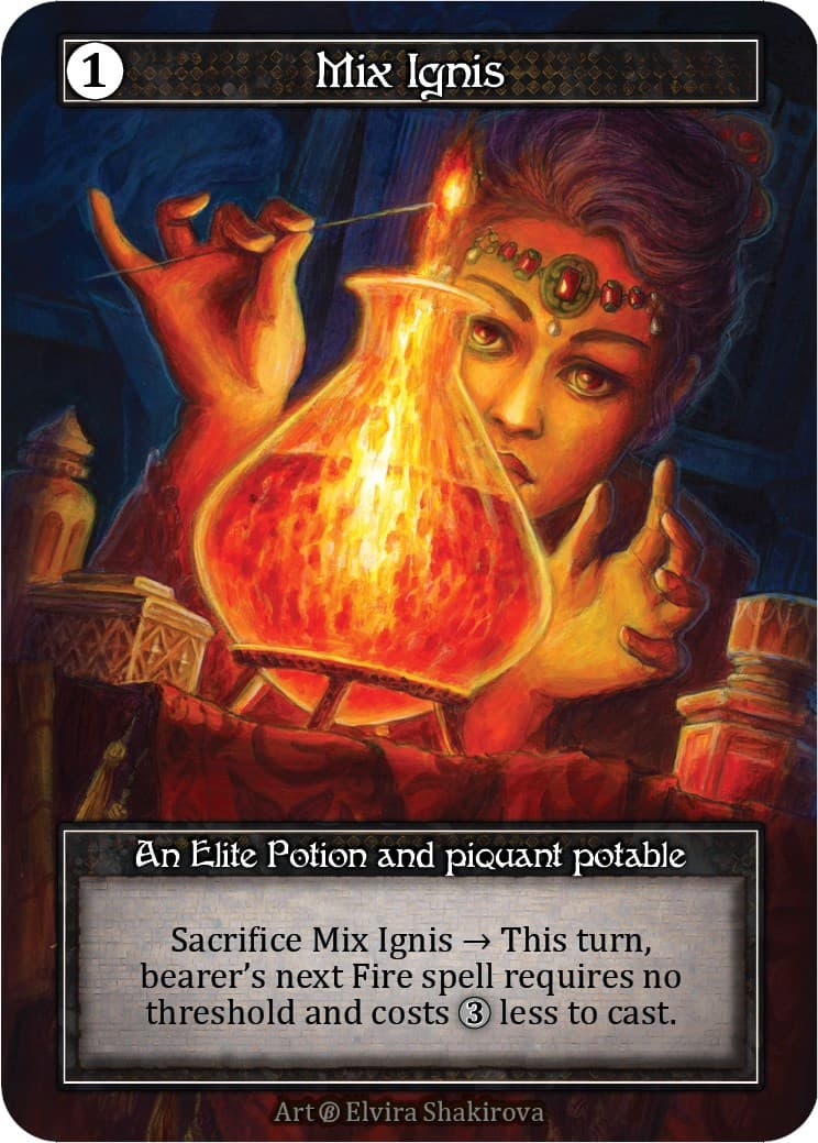 Mix Ignis (Foil) — Beta card