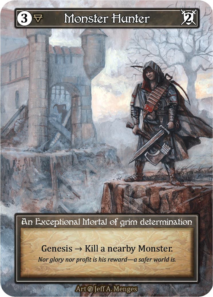 Monster Hunter (Foil) — Beta card