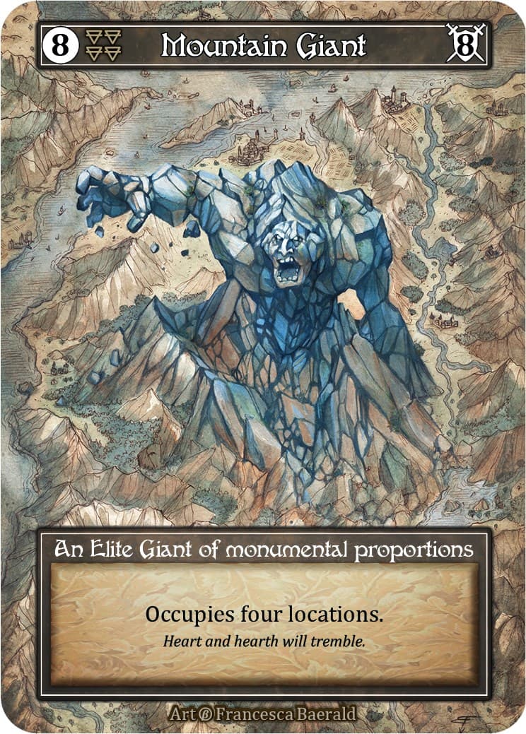 Mountain Giant (Foil) — Beta card