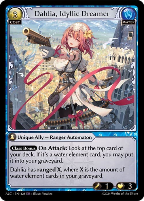 Dahlia, Idyllic Dreamer — Alchemical Revolution card