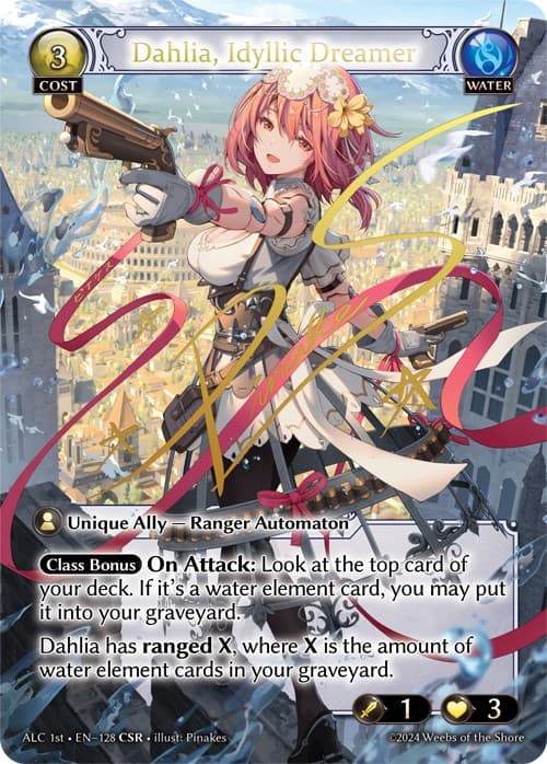 Dahlia, Idyllic Dreamer (CSR) (ALC1E) — Alchemical Revolution card