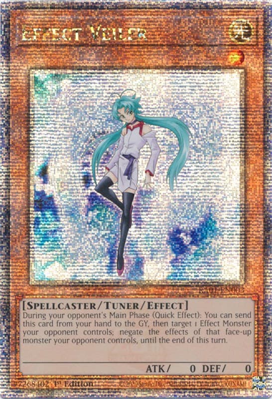 Effect Veiler (Quarter Century Secret Rare) — 25th Anniversary Rarity Collection card