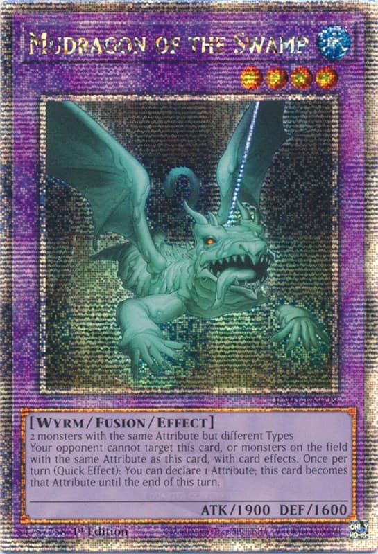 Mudragon of the Swamp (Quarter Century Secret Rare) — 25th Anniversary Rarity Collection card