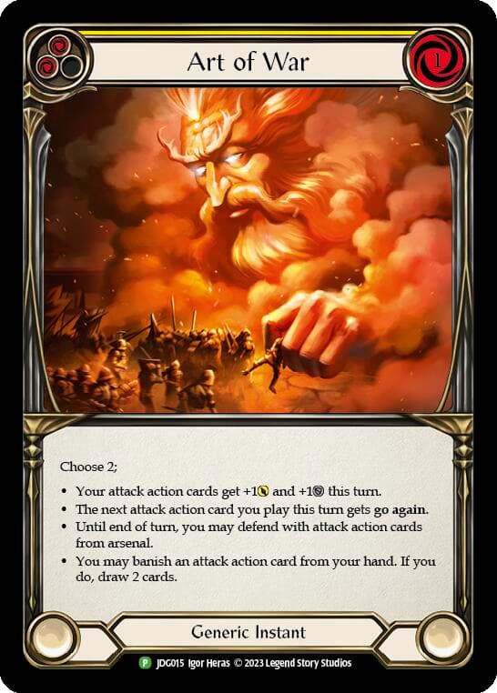 Art of War - JDG015 — Flesh and Blood: Promo Cards card