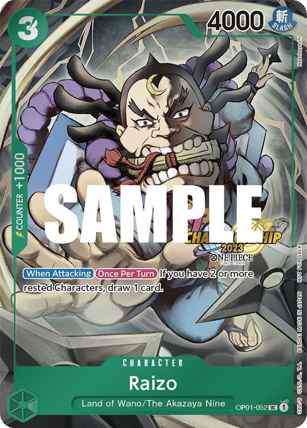 Raizo (CS 2023 Event Pack) — One Piece Promotion Cards card
