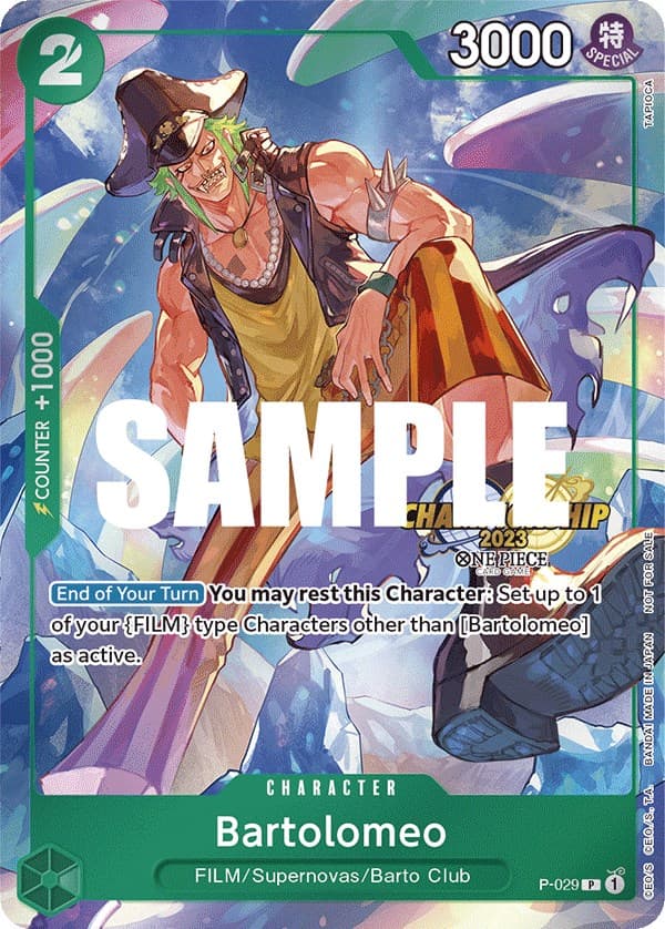 Bartolomeo (CS 2023 Event Pack) — One Piece Promotion Cards card