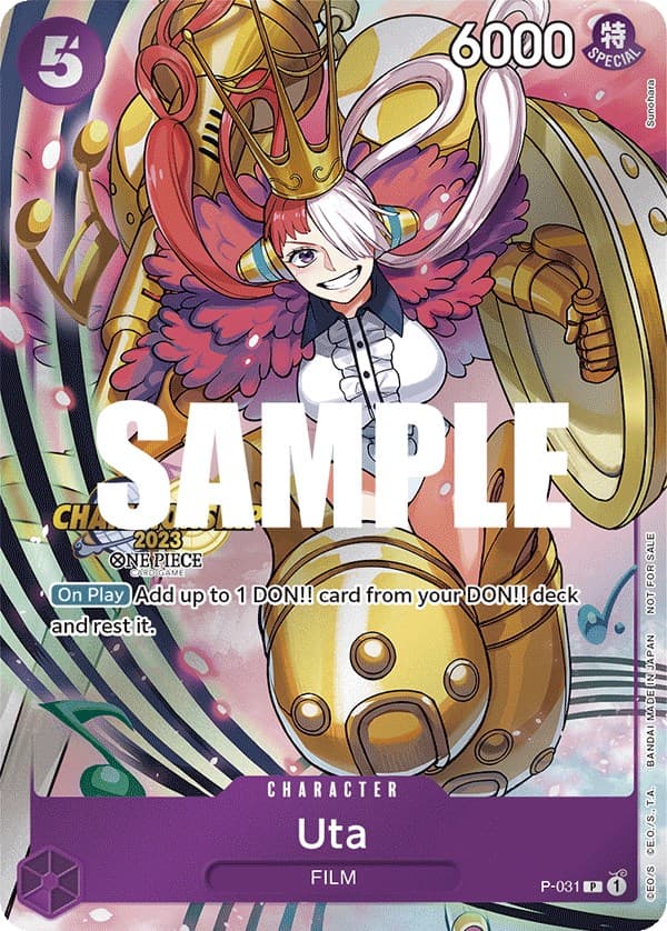 Uta (CS 2023 Event Pack) — One Piece Promotion Cards card
