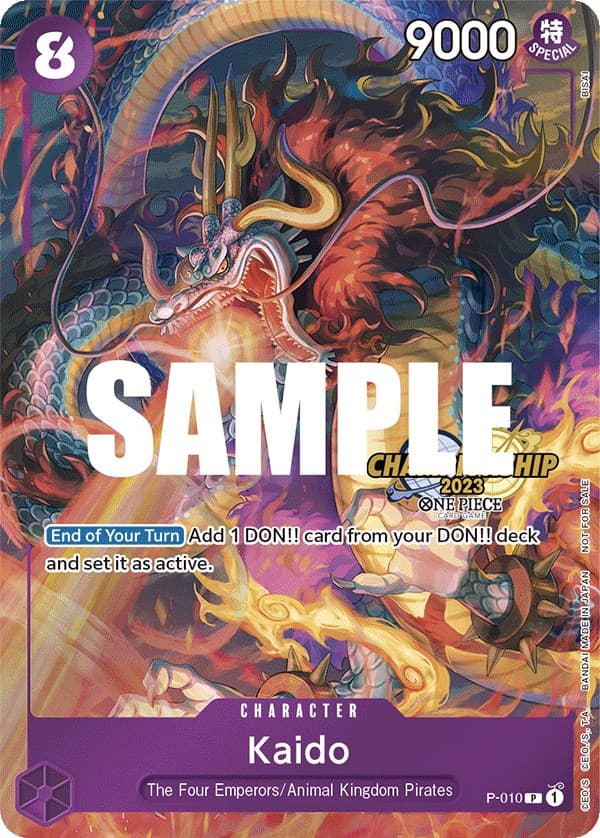 Kaido (CS 2023 Celebration Pack) — One Piece Promotion Cards card